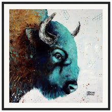 Load image into Gallery viewer, Side Eye Sam Print Wooden Framed