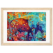 Load image into Gallery viewer, Bye-Son Print Wooden Framed