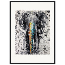 Load image into Gallery viewer, Colorful Trunk Wooden Framed Print