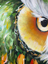 Load image into Gallery viewer, Echos Of An Emerald Owl sold