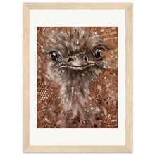 Load image into Gallery viewer, Emu King Wooden Framed Print