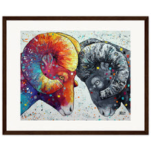 Load image into Gallery viewer, When Opposites Collide Print Wooden Framed