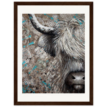 Load image into Gallery viewer, Hair In My Eyes Print Wooden Framed