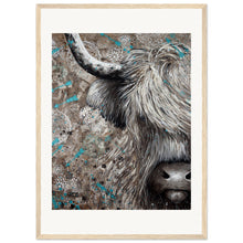 Load image into Gallery viewer, Hair In My Eyes Print Wooden Framed
