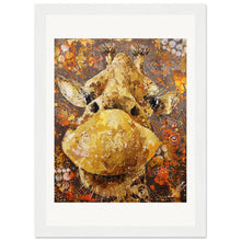 Load image into Gallery viewer, Long Neck, Long Lashes Museum-Quality Wooden Framed Print