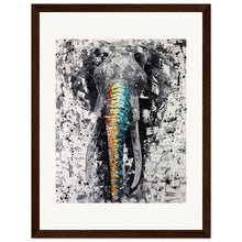 Load image into Gallery viewer, Colorful Trunk Wooden Framed Print