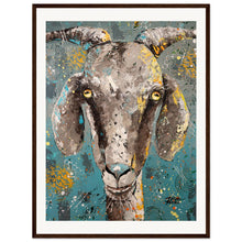 Load image into Gallery viewer, Pretty Cool For A Goat Wooden Framed Print