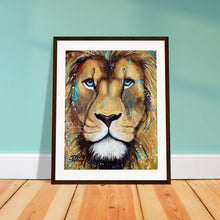 Load image into Gallery viewer, Blue Eyes Wooden Framed Print