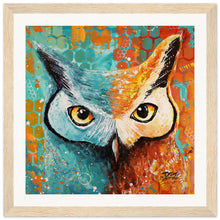 Load image into Gallery viewer, Hoot Wooden Framed Print