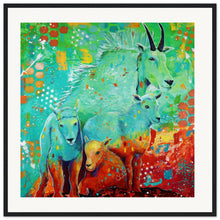Load image into Gallery viewer, Living On The Edge Print Wooden Framed