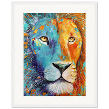 Load image into Gallery viewer, Lionheart Wooden Framed Print