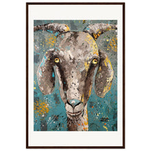 Load image into Gallery viewer, Pretty Cool For A Goat Wooden Framed Print