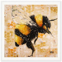 Load image into Gallery viewer, Buzz To The Right Wooden Framed Print
