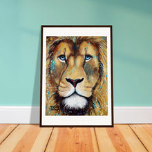 Load image into Gallery viewer, Blue Eyes Wooden Framed Print