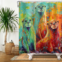 Load image into Gallery viewer, Your Otter Be kidding me Shower Curtain