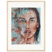 Load image into Gallery viewer, Work In Progress Print Wooden Framed