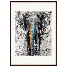 Load image into Gallery viewer, Colorful Trunk Wooden Framed Print