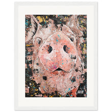 Load image into Gallery viewer, Piggy Smalls Print Wooden Framed