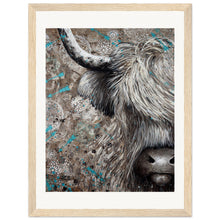 Load image into Gallery viewer, Hair In My Eyes Print Wooden Framed