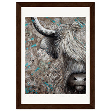 Load image into Gallery viewer, Hair In My Eyes Print Wooden Framed
