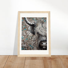Load image into Gallery viewer, Hair In My Eyes Print Wooden Framed