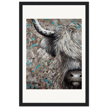 Load image into Gallery viewer, Hair In My Eyes Print Wooden Framed