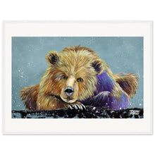 Load image into Gallery viewer, Taking A Break Print Wooden Framed