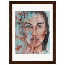 Load image into Gallery viewer, Work In Progress Print Wooden Framed
