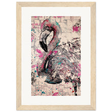 Load image into Gallery viewer, Flamingo Wooden Framed Print