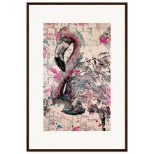Load image into Gallery viewer, Flamingo Wooden Framed Print