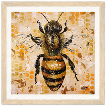 Load image into Gallery viewer, Honey And Gold Wooden Framed Print