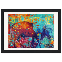 Load image into Gallery viewer, Bye-Son Print Wooden Framed
