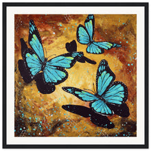 Load image into Gallery viewer, Fluttering Forward Wooden Framed Print