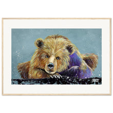 Load image into Gallery viewer, Taking A Break Print Wooden Framed