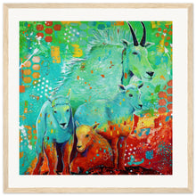 Load image into Gallery viewer, Living On The Edge Print Wooden Framed