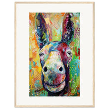 Load image into Gallery viewer, Two Jackasses Staring At Each Other Wooden Framed Print