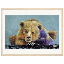 Load image into Gallery viewer, Taking A Break Print Wooden Framed