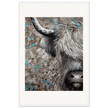 Load image into Gallery viewer, Hair In My Eyes Print Wooden Framed