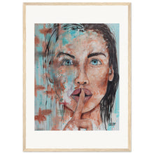 Load image into Gallery viewer, Work In Progress Print Wooden Framed