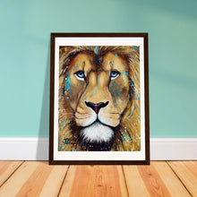 Load image into Gallery viewer, Blue Eyes Wooden Framed Print