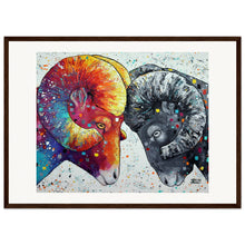 Load image into Gallery viewer, When Opposites Collide Print Wooden Framed
