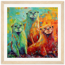 Load image into Gallery viewer, You Otter Be Kiddng Me Wooden Framed Print