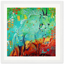 Load image into Gallery viewer, Living On The Edge Print Wooden Framed