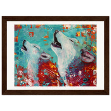 Load image into Gallery viewer, Can You Hear Me Now Wooden Framed Print