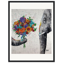 Load image into Gallery viewer, Dont Eat My Flowers Again Wooden Framed Print