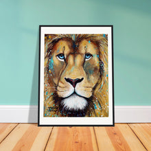 Load image into Gallery viewer, Blue Eyes Wooden Framed Print