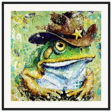 Load image into Gallery viewer, There is a new Sheriff In Town Wooden Framed Print