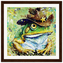 Load image into Gallery viewer, There is a new Sheriff In Town Wooden Framed Print