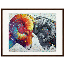 Load image into Gallery viewer, When Opposites Collide Print Wooden Framed