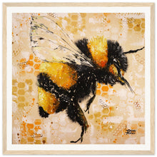 Load image into Gallery viewer, Buzz To The Right Wooden Framed Print